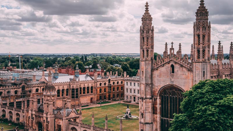 a university campus in Europe